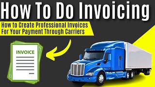 Invoicing Procedure for USA Truck Dispatching Services [upl. by Timoteo699]