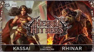 Desert Fury Kassai vs Rhinar Classic Constructed  Flesh and Blood TCG [upl. by Anitsrik951]