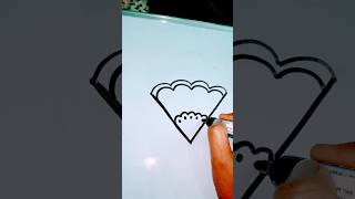 How to draw Chinese fan drawing howtodraw kidsdrawing shorts PalakEducationArts [upl. by Esekram996]