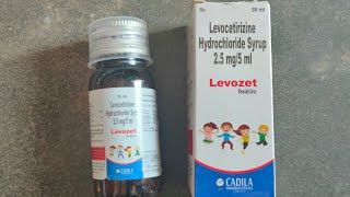 Levocetirizine Hydrochloride 25 mg Syrup  Levozet Syrup [upl. by Borer]