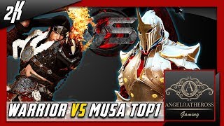 Black Desert PvP Warrior LvL 60 vs Musa LvL 61 Top1 EU TET Boss Gear 2K [upl. by Caundra]