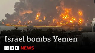 Israel bombs Yemen and Lebanon in further military escalation  BBC News [upl. by Anella790]