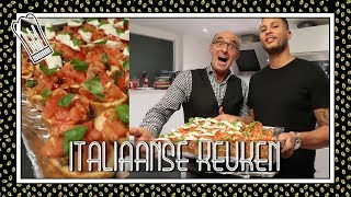 HOE MAAK JE ITALIAANSE BRUSCHETTA  KOOKVLOG 12  RYAN amp PAPA [upl. by Hallutama]