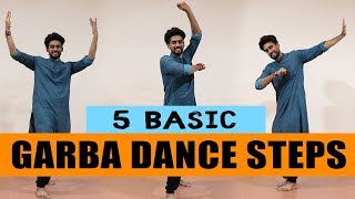 5 Basic Garba Dance Steps Beginners  ABDC [upl. by Kim]