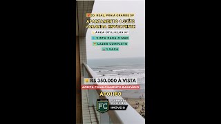 AP01180 1 SUITE NOVO ANDAR ALTO VARANDA ENVOLVENTE VISTA MAR LAZER COMPLETO JD REAL PRAIA GRANDE SP [upl. by Rekcut]