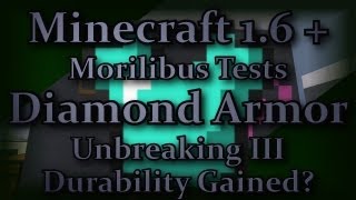 Minecraft 16  Unbreaking III on Diamond Armor Durability Gained [upl. by Hartzell850]