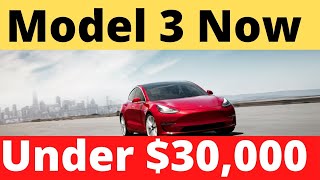 Tesla Drops Model 3 and Y Prices Again Now Under 30K With Tax Credit [upl. by Wylma]