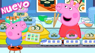 Los Cuentos de Peppa la Cerdita  Comida del tren  NUEVOS Episodios de Peppa Pig [upl. by Durr]