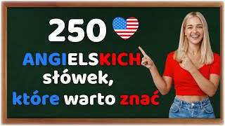 👉 250 słówek po angielsku które musisz znać TOP słówka angielski 💙🤍💗  Popraw swój angielski 👈 [upl. by Alywt277]