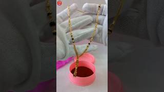 Gold Short Mangalsutra Design mangalsutra trishagoldart short shortvideo [upl. by Lisabeth]