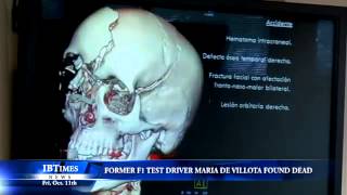 Former F1 Test Driver Maria De Villota Found Dead [upl. by Rinum]