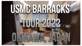 USMC Barracks Room Tour 2022 Okinawa Japan [upl. by Ydarg]