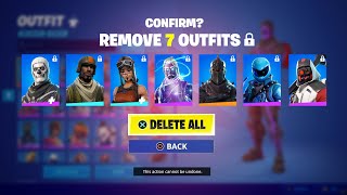 HOW TO ARCHIVE SKINS IN FORTNITE [upl. by Kilam]