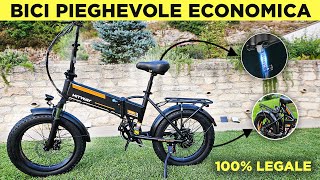 Fat bike pieghevole economica Hitway Bk 10 [upl. by Anole]