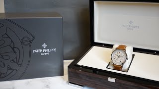 4K Review Patek Philippe Calatrava Weekly Calendar 5212A Unboxing [upl. by Dulla]