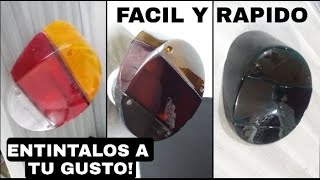 COMO OSCURECER FAROS O CALAVERAS AHUMAR [upl. by Nuahsor]