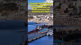 El guardacostas GC 25 Azopardo de la PNA arribó al puerto de Ushuaia [upl. by Ahsac]