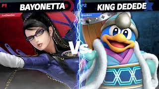 The Ultimate Barcadian 4 LTF  Bunny5001 Inkling Bayonetta vs BlazeK114 Pichu King Dedede [upl. by Monteria138]