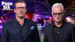 Jon Hamm John Slattery reenact Tom Sandoval James Kennedy fight ‘Emmy immediately’ [upl. by Ytsim]