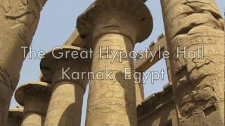 In the Hypostyle Hall at Karnak in Egypt [upl. by Hildegarde]