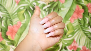 Watch Me Do My Nails  Acrylic Ombre Nails  Acrylic Nails Fill  Natali Carmona [upl. by Adnohsar]