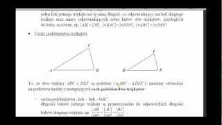 Podobieństwo trójkątów cechy podobieństwa co gdzie kiedy i jak [upl. by Acireit]