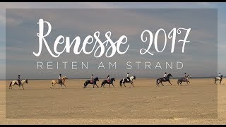 004  Reiten am Strand von Renesse  2017 [upl. by Mathia141]