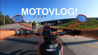 My First MOTOVLOG EVER Riding With CRF 300L [upl. by Pubilis758]