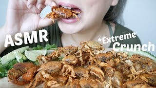 ASMR  Soft Shell Crabs Extreme Crunch NoTalking Eating Sounds NE Lets Eat [upl. by Inar50]