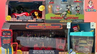 Mickey and Minnie’s Runaway Railway Toy Collection Unboxing Review  Remote Control Trackless Train [upl. by Enael931]