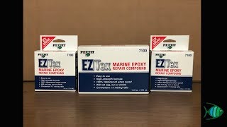 Pettit Paint EZ Tex  Marine Epoxy Repair Compound [upl. by Anirat]