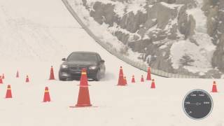 audi quattro vs bmw xdrive vs mercedes 4matic snow test [upl. by Annaiel]