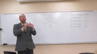 Calculate Strain Energy in Newman Projections 001 [upl. by Ariaek14]