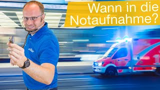 Notaufnahme oder Notdienst ❓ Krankenhaus vs ärztlicher Bereitschaftsdienst [upl. by Stilu]