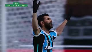 JOGANDO NO PS4 SÃO PAULO X GREMIO  ASSISTA GAMEPLAY PES21 [upl. by Eillib]