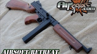 Snow WolfJG Thompson M1A1 Airsoft AEG [upl. by Polinski]