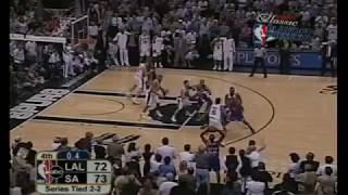 Derek Fisher 04 Game Winning Shot [upl. by Annodam]