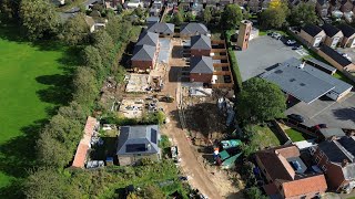 March Cambridgeshire Building Site From a drone [upl. by Irep]