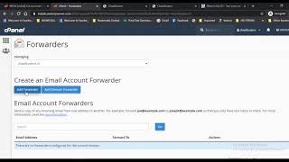 Introduction to Email Forwarders in cPanel [upl. by Eiramnna219]