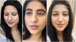 Celebrity Beauty Secret  I got my permanent makeup done 😍 Eyebrows Transformation Nanoblading [upl. by Ihcelek]