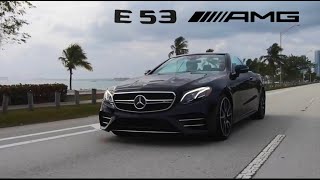 Mercedes AMG E53 Cabriolet Review  The First Steps of a Hybrid Performance Cabriolet [upl. by Jallier]