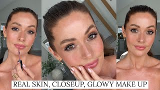 10 MINUTE MAKEUP  REAL SKIN CLOSE UP NATURAL GLOWY SUMMER MAKEUP TUTORIAL [upl. by Hamer]