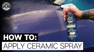 How To Easily Apply NEW HydroCharge Ceramic Spray Coating  Chemical Guys [upl. by Kehr]