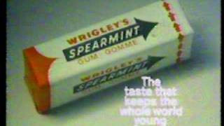 Wrigleys Spearmint Gum 1978 [upl. by Daugherty964]