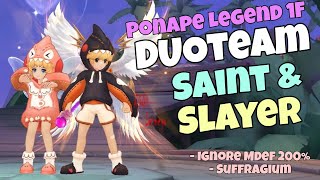 ROM DUO Ponape Legend 1F SlayerampSaint [upl. by Cirred]