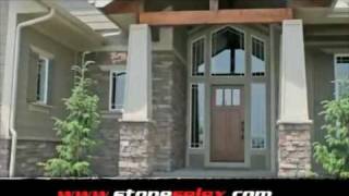 Exterior Stone Siding  Stone Wall Designs by Stone Selex  Toronto Ottawa Hamilton Londonmp4 [upl. by Kath]