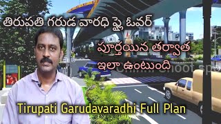 Tirupati Garudavaradhi flyover Full plan  Road Map  Mahesh [upl. by Carli]