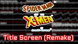 Remake Title Screen  SpiderMan and XMen Arcades Revenge [upl. by Notlew894]