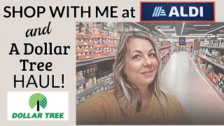 ALDI Shop With ME amp A DOLLAR TREE HAUL [upl. by Marchak]