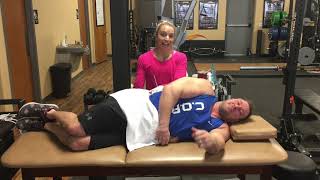 Dry needling the Quadratus Lumborum CORE physical therapy Omaha [upl. by Krystle584]